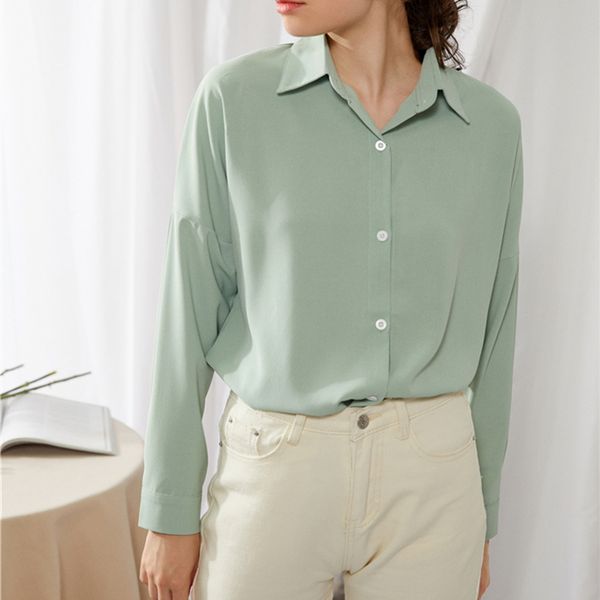 colorfaith new summer women's blouse solid multi colors lapel single-breasted elegant casual oversize wild pink bl1383 201201, White
colorfaith new summer women's blouse solid multi colors lapel single-breasted elegant casual oversize wild pink bl1383 201201, White