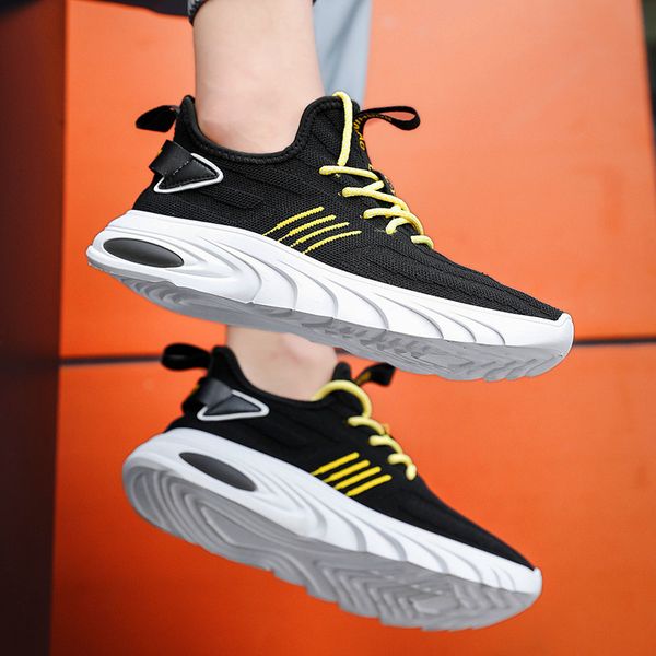 new crochet breathable men's trend casual male deportive zapatillas hombre fashion sports running shoes more size, Black;brown
new crochet breathable men's trend casual male deportive zapatillas hombre fashion sports running shoes more size, Black;brown
