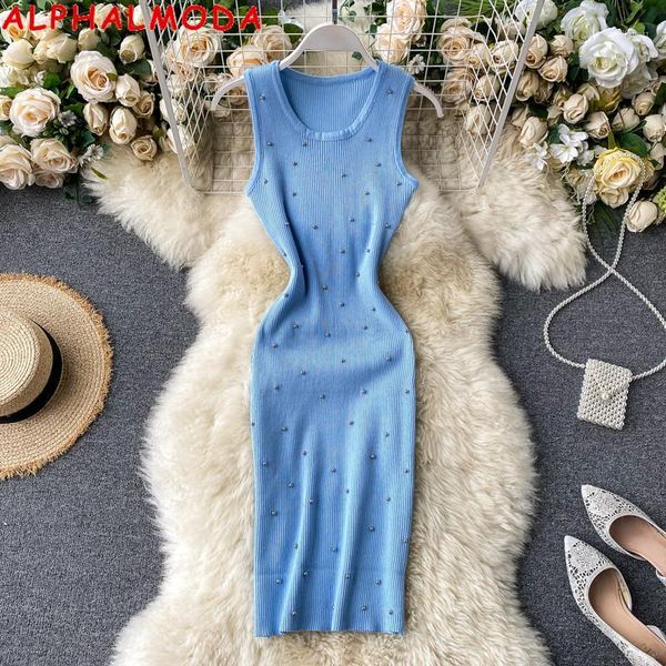 alphalmoda beaded sleeveless women summer vintage knit dress 2020 new design ladies pullovers body-con dress1, Black;gray
alphalmoda beaded sleeveless women summer vintage knit dress 2020 new design ladies pullovers body-con dress1, Black;gray