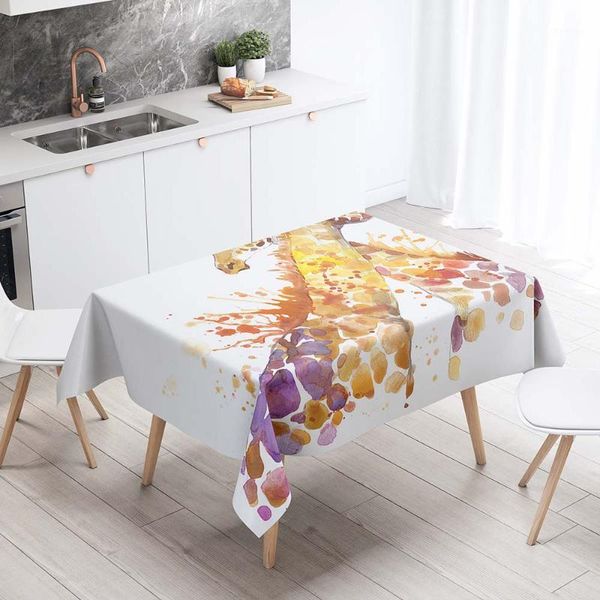 decor on the table vivid 3d printing giraffe animal pattern tablecloth rectangular table for lunch1
decor on the table vivid 3d printing giraffe animal pattern tablecloth rectangular table for lunch1