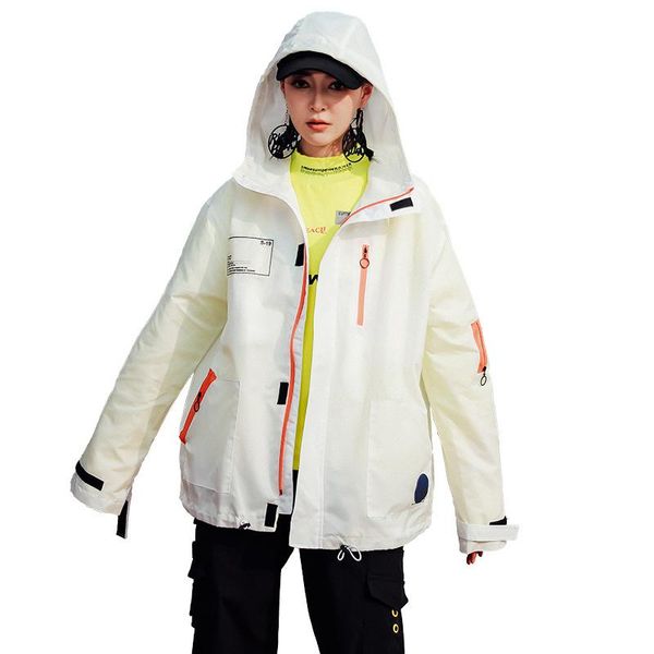 women's trench coats korean version of the tide brand jacket 2021 autumn harajuku windbreaker hooded white shirt long sleeve, Tan;black
women's trench coats korean version of the tide brand jacket 2021 autumn harajuku windbreaker hooded white shirt long sleeve, Tan;black