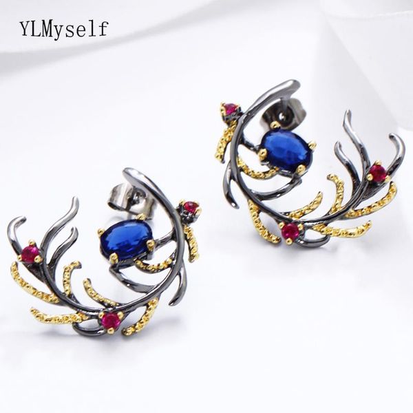 dangle & chandelier charming beautiful leaf earring blue rose color stones crystal cz black gun plated jewelry accessories bohemia big earri, Silver
dangle & chandelier charming beautiful leaf earring blue rose color stones crystal cz black gun plated jewelry accessories bohemia big earri, Silver