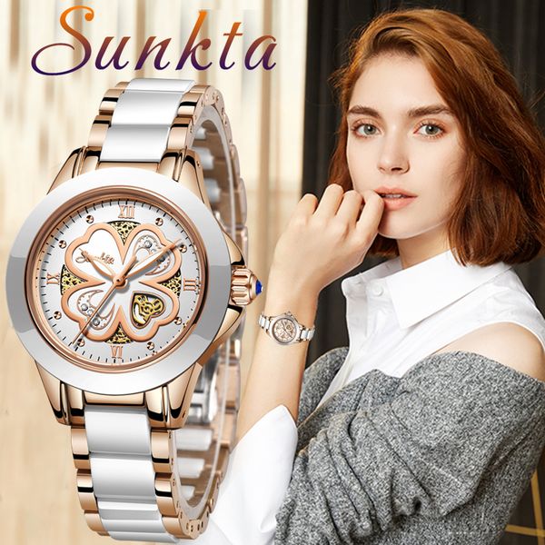 sunkta quartz women watches fashion waterproof watches women ceramic bracelet wristband watch girl clock relogio feminino+bo 201118, Slivery;brown
sunkta quartz women watches fashion waterproof watches women ceramic bracelet wristband watch girl clock relogio feminino+bo 201118, Slivery;brown