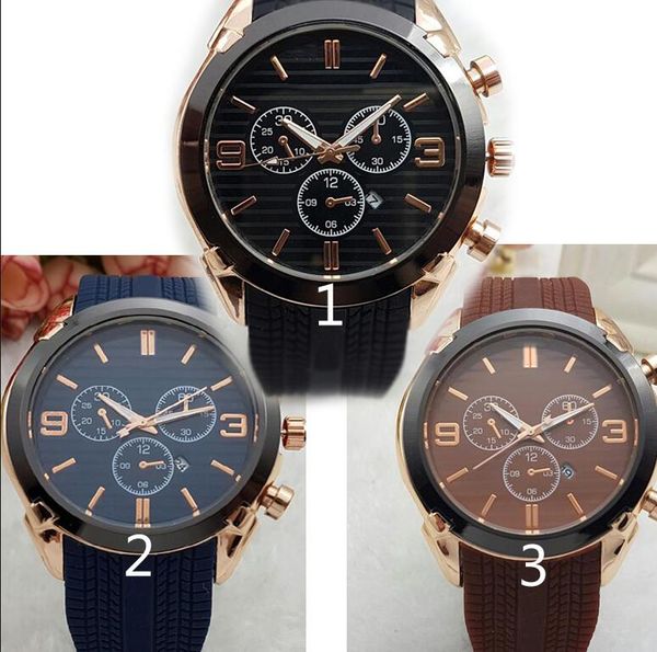 relogio masculino 45mm military sport style large men watches fashion designer blue brow black dial unique silicone clock watche 2021, Slivery;brown
relogio masculino 45mm military sport style large men watches fashion designer blue brow black dial unique silicone clock watche 2021, Slivery;brown
