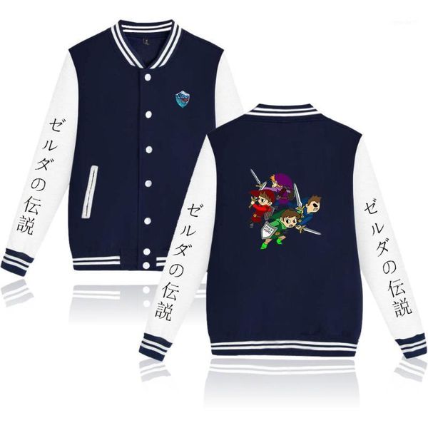 the of zelda baseball single-breasted uniform jacket men's 0-neck long-sleeved letter print1 jackets, Black;brown
the of zelda baseball single-breasted uniform jacket men's 0-neck long-sleeved letter print1 jackets, Black;brown