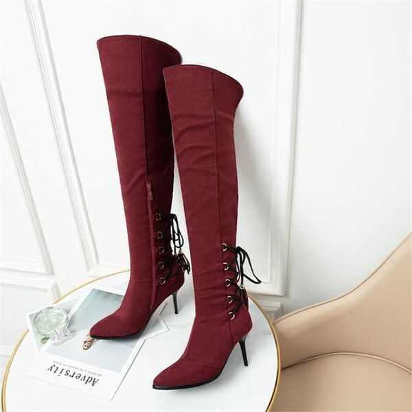 shoes woman fashion zip thin high heel over knee boots fashion snow long boot warm winter shoes woman high heel 2020 wholesale1, Black
shoes woman fashion zip thin high heel over knee boots fashion snow long boot warm winter shoes woman high heel 2020 wholesale1, Black