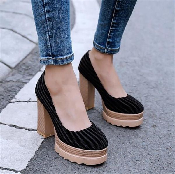 dress shoes pxelena european brand women pumps square chunky block high heel punk gothic platform slip on party heeled 2021, Black
dress shoes pxelena european brand women pumps square chunky block high heel punk gothic platform slip on party heeled 2021, Black