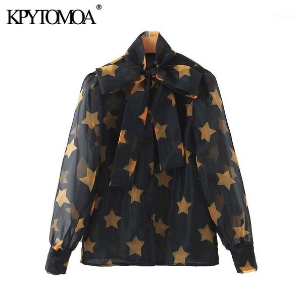vintage stylish star print orangza blouses women 2019 fashion bow tie collar long sleeve female shirts chic 1, White
vintage stylish star print orangza blouses women 2019 fashion bow tie collar long sleeve female shirts chic 1, White