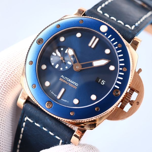 pam 1070 mens automatic watches 47mm dial blue color 2555 mechanical movement bmg-tech watch 30m waterproof wristwatch super luminous, Slivery;brown
pam 1070 mens automatic watches 47mm dial blue color 2555 mechanical movement bmg-tech watch 30m waterproof wristwatch super luminous, Slivery;brown