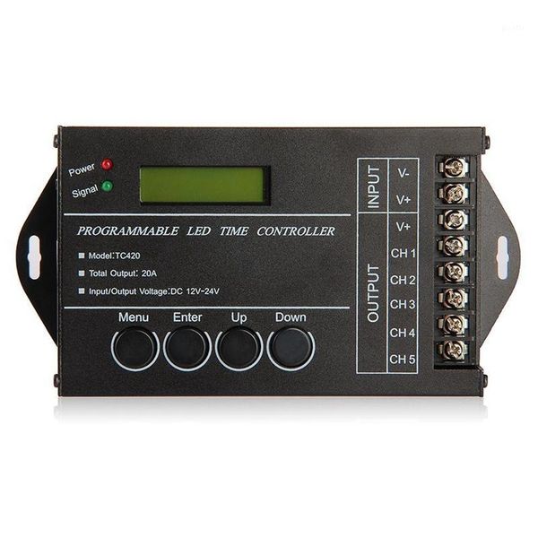 20a programmable timer controller dc12-24v for led rgb / monochromatic stripes1