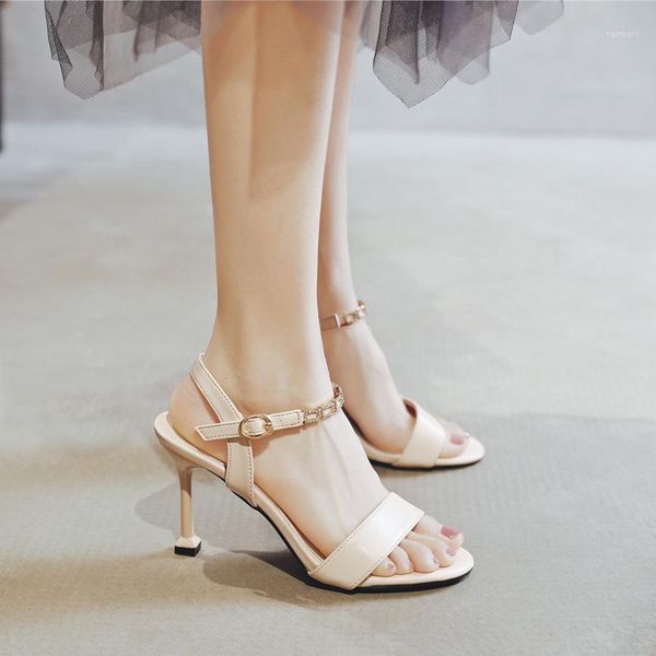 women's shoes 2021 open-toe sandals women's one word buckle 5cm/8.5cm high heels stiletto drill large size 41 42 431, Black
women's shoes 2021 open-toe sandals women's one word buckle 5cm/8.5cm high heels stiletto drill large size 41 42 431, Black