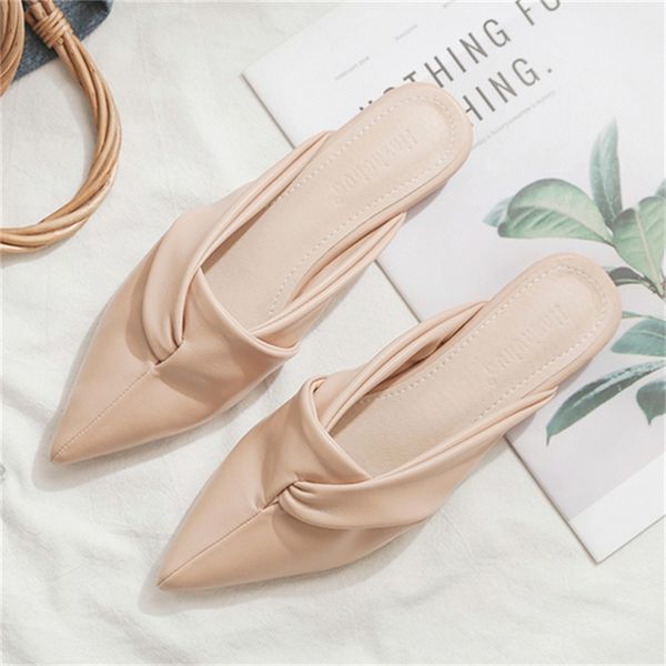 2021 new nian summer tip lazy mule ban tuo female xie exterior wear wild women's slippers f9kr, Black
2021 new nian summer tip lazy mule ban tuo female xie exterior wear wild women's slippers f9kr, Black