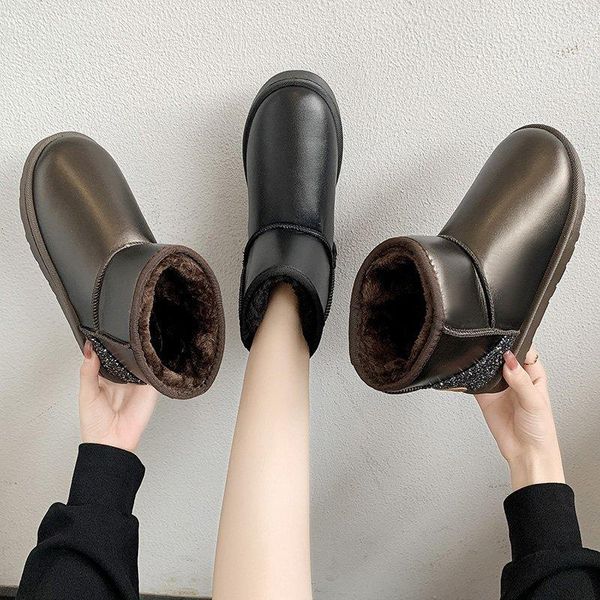 2020 winter snow boots women warm push ankle boots mid-calf comfortable outdoor non-slip snow female, Black
2020 winter snow boots women warm push ankle boots mid-calf comfortable outdoor non-slip snow female, Black