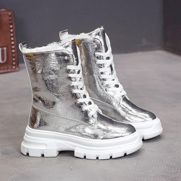 women fashion snow boots 2020 winter chunky ankle boots platform ladies patent leather padded keep warm shoes woman, Black
women fashion snow boots 2020 winter chunky ankle boots platform ladies patent leather padded keep warm shoes woman, Black