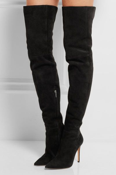 осень зима высоких сапоги black suede над коленом высокого каблук ботинок сексуального острый нос боковой молния zapatos mujer
осень зима высоких сапоги black suede над коленом высокого каблук ботинок сексуального острый нос боковой молния zapatos mujer
