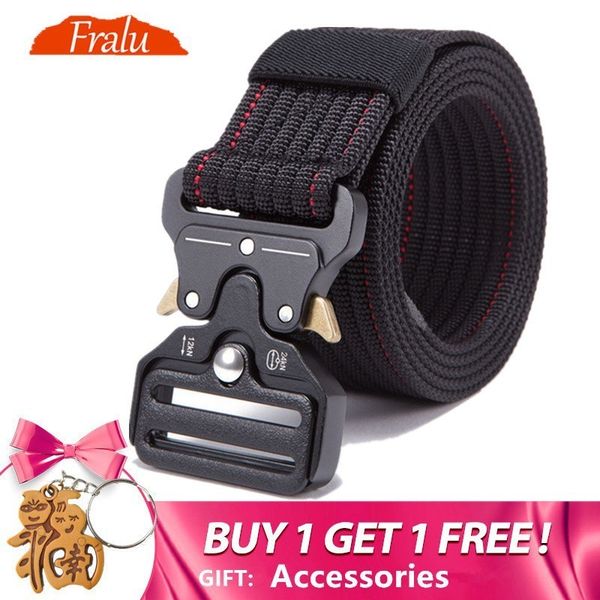 fralu 2020 new mens tactical belt nylon belt outdoor multifunctional training combat belts sturdy waistban, Black;brown
fralu 2020 new mens tactical belt nylon belt outdoor multifunctional training combat belts sturdy waistban, Black;brown
