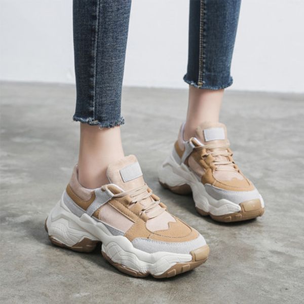 2021 new women mesh chunky sneakers lace up flat woman trainer walking ladies fashion casual autumn vulcanized shoes dyif, Black
2021 new women mesh chunky sneakers lace up flat woman trainer walking ladies fashion casual autumn vulcanized shoes dyif, Black