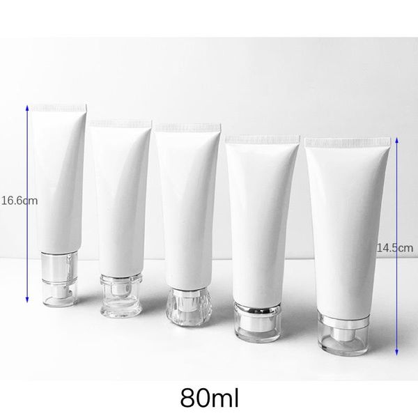 storage bottles & jars 80ml empty cosmetic container white plastic squeeze bottle skincare cream lotion travel packaging soft tube
storage bottles & jars 80ml empty cosmetic container white plastic squeeze bottle skincare cream lotion travel packaging soft tube