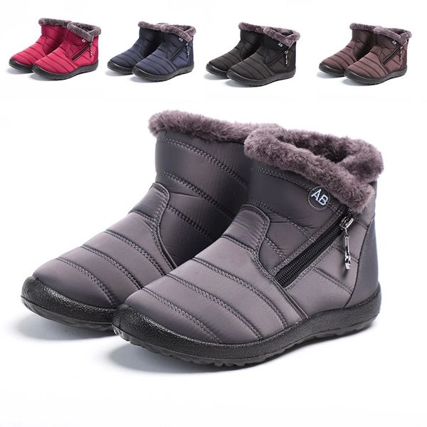 women boots waterproof snow boots female plush winter women warm ankle winter shoes casual botas de mujer #om75, Black
women boots waterproof snow boots female plush winter women warm ankle winter shoes casual botas de mujer #om75, Black