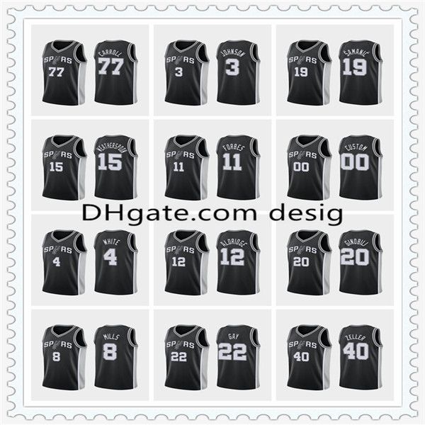 men san spurs antonio aldridge 10 derozan 20 ginobili 22 gay basketball jerseys lamarcus demar manu rudy icon jersey, Black
men san spurs antonio aldridge 10 derozan 20 ginobili 22 gay basketball jerseys lamarcus demar manu rudy icon jersey, Black