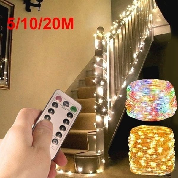 lighting 5/20m led string light copper garland wire fairy holiday home christmas wedding party decoration powered by battery usb
lighting 5/20m led string light copper garland wire fairy holiday home christmas wedding party decoration powered by battery usb