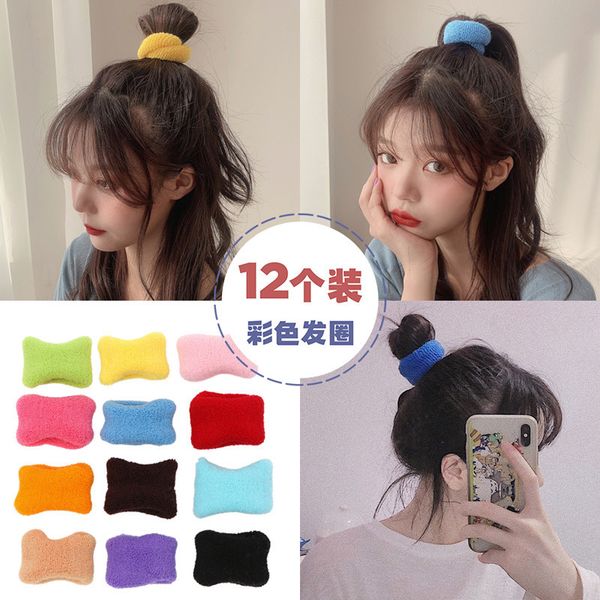 headrope women's korean version of cute candy color high elastic wool rope versatile thick hair loop net red girl tie headband
headrope women's korean version of cute candy color high elastic wool rope versatile thick hair loop net red girl tie headband
