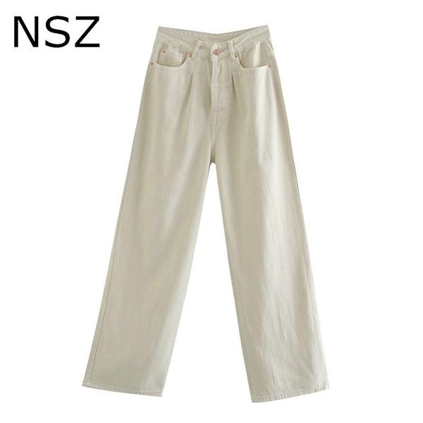 nsz women wide leg jeans high waist loose fall fashion straight mom denim pants ladies trousers, Blue
nsz women wide leg jeans high waist loose fall fashion straight mom denim pants ladies trousers, Blue