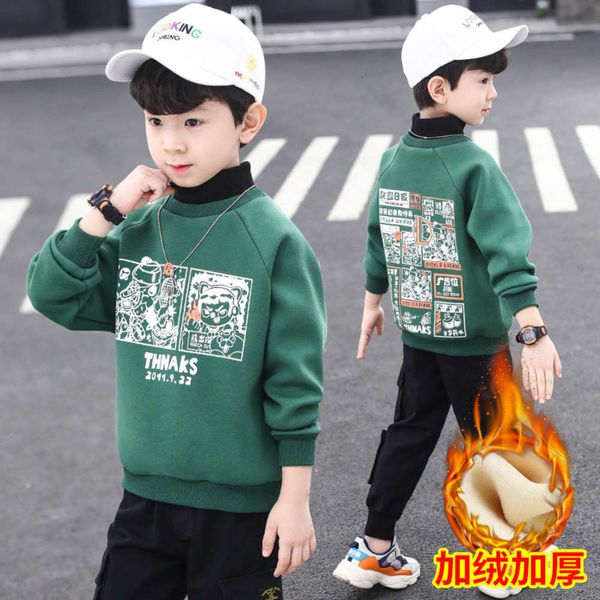 men's korean letter zipper pullover autumn thickened green long sve winter children's wear, Black
men's korean letter zipper pullover autumn thickened green long sve winter children's wear, Black