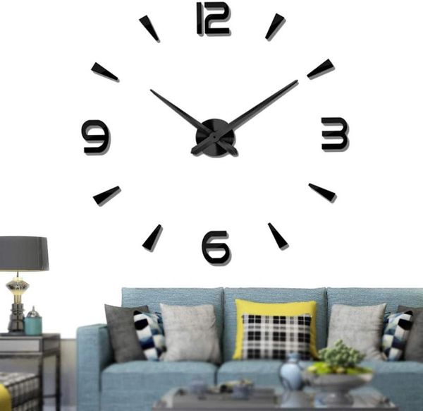 3d diy larger wall clock modern design big wall clock living room watches clocks home decor saat zegary orologio da parete
3d diy larger wall clock modern design big wall clock living room watches clocks home decor saat zegary orologio da parete