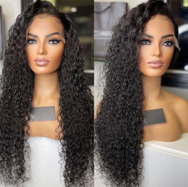 180 density loose wave kinky curly lace front wig for fashion women black with babyhair preplucked glueless daily long high temperature natu, Black;brown
180 density loose wave kinky curly lace front wig for fashion women black with babyhair preplucked glueless daily long high temperature natu, Black;brown