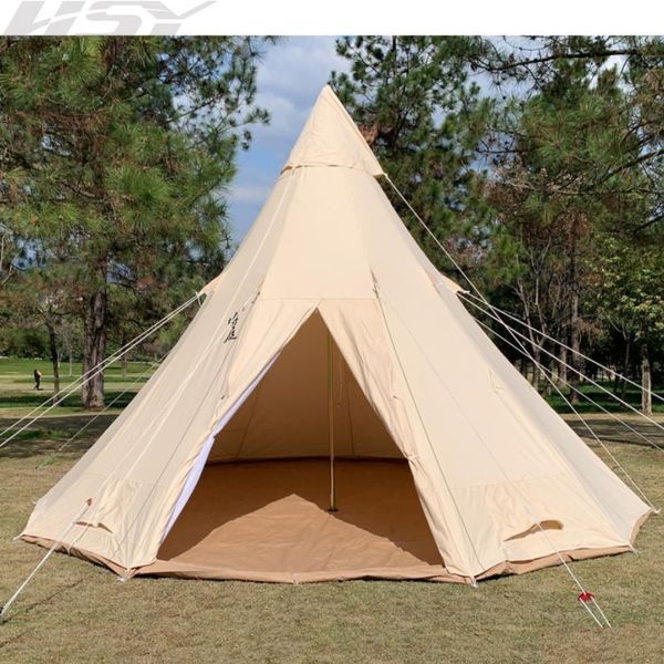tents and shelters cotton pyramid tent family spire 3-8 people breathable waterproof 3000mm windproof outdoor camping 3*3*2.5m
tents and shelters cotton pyramid tent family spire 3-8 people breathable waterproof 3000mm windproof outdoor camping 3*3*2.5m