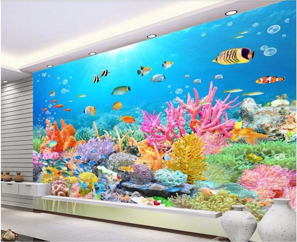 3d room wallpaper custom p hd underwater coral reef tv background decor 3d wall mural wallpaper for walls 3 d print fabric
3d room wallpaper custom p hd underwater coral reef tv background decor 3d wall mural wallpaper for walls 3 d print fabric