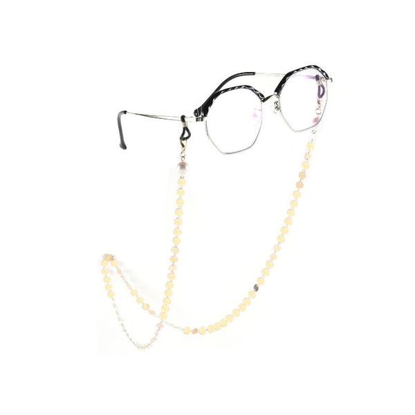 sunglasses frames fun-beauty european and american jewelry natural real pearl glasses accessories female fashion metal disc chain, Silver
sunglasses frames fun-beauty european and american jewelry natural real pearl glasses accessories female fashion metal disc chain, Silver
