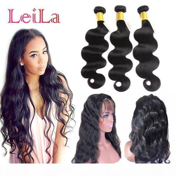 pre plucked 360 lace frontal with 3 bundles body wave malaysian virgin hair 4 pieces lot unprocessed human hair frontal closure with bundles, Black;brown
pre plucked 360 lace frontal with 3 bundles body wave malaysian virgin hair 4 pieces lot unprocessed human hair frontal closure with bundles, Black;brown