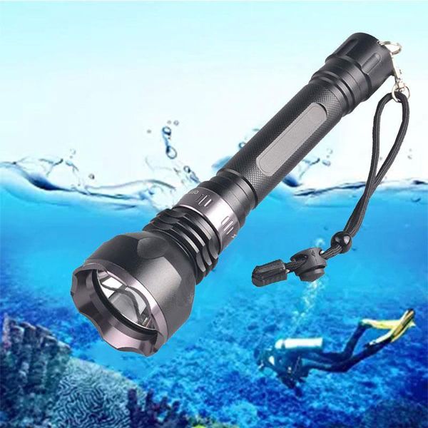 

flashlights torches tmwt 3800lm cree xm-l2 waterproof diving lights torch yellow uv red lamp underwater 80 meter led diving1