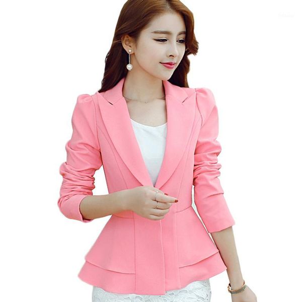 2019 spring ladies blazer long sleeve women suit jacket pink blue black office blazer outwear female autumn clothing 6901, White;black
2019 spring ladies blazer long sleeve women suit jacket pink blue black office blazer outwear female autumn clothing 6901, White;black