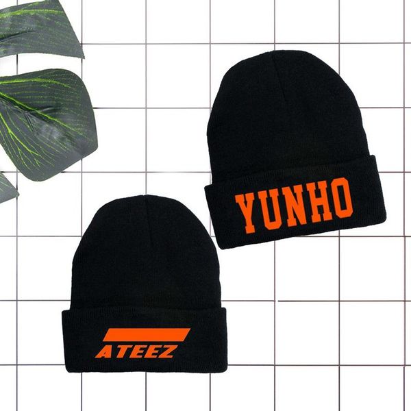 knitted beanie hat winter warm wooly mens women ladies ski skull cap ateez periphery embroidery wool cap, Blue;gray
knitted beanie hat winter warm wooly mens women ladies ski skull cap ateez periphery embroidery wool cap, Blue;gray