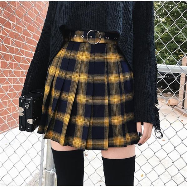 harajuku womens plaid pleated a line mini skirt students college girl short skirts 2020 spring summer korean female clothes, Black
harajuku womens plaid pleated a line mini skirt students college girl short skirts 2020 spring summer korean female clothes, Black