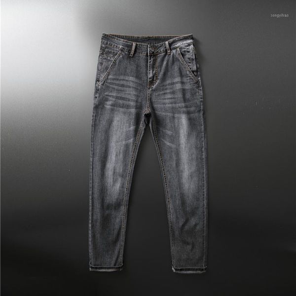 2020 men cotton straight classic retro nostalgia anti-theft zipper jeans spring male denim pants designer men jeans, Blue
2020 men cotton straight classic retro nostalgia anti-theft zipper jeans spring male denim pants designer men jeans, Blue