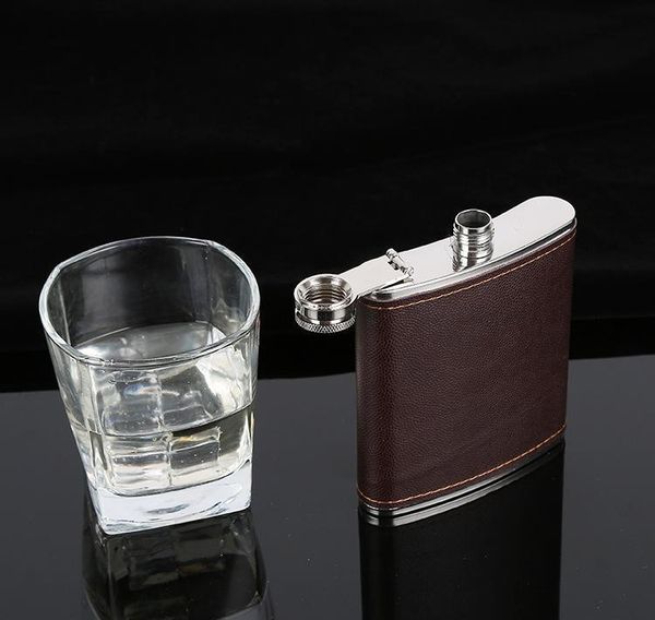 6oz hip flasks leather whiskey flagon leak proof stainless steel hip flasks outdoor portable wine pot pocket flask cca11829 50pcs
6oz hip flasks leather whiskey flagon leak proof stainless steel hip flasks outdoor portable wine pot pocket flask cca11829 50pcs