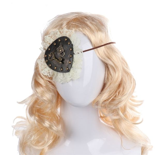 newsteampunk women halloween carnival vintage party costume key lace pu leather pirate eye patch gothic lolita accessories
newsteampunk women halloween carnival vintage party costume key lace pu leather pirate eye patch gothic lolita accessories