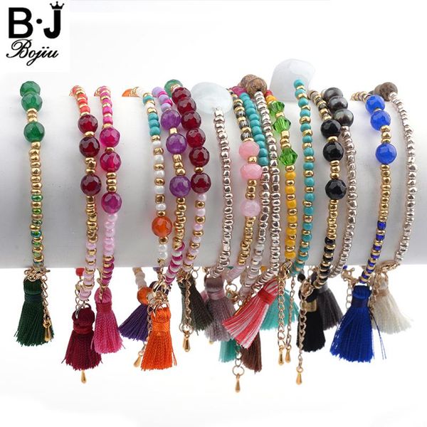charm bracelets bojiu trendy for women seed beads natural stone crystal tassel bohemia colorful jewelry bracelet sets bc170, Golden;silver
charm bracelets bojiu trendy for women seed beads natural stone crystal tassel bohemia colorful jewelry bracelet sets bc170, Golden;silver
