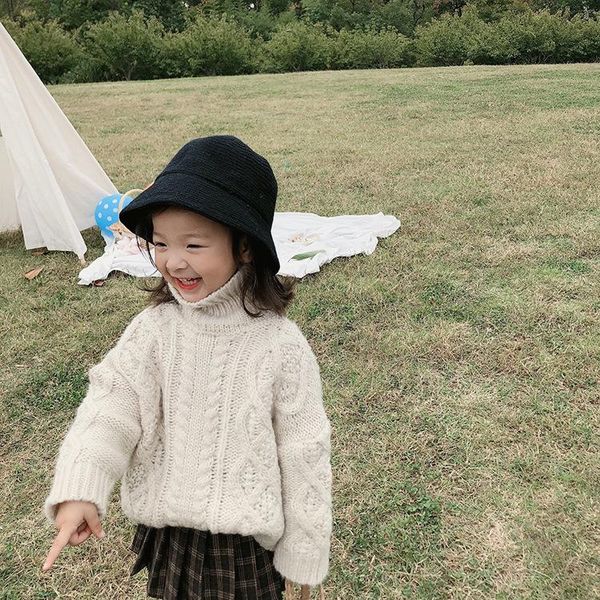 pullover winter fashion girls high collar twisted loose sweaters 2021 kids casual solid color knitted pullovers, Blue
pullover winter fashion girls high collar twisted loose sweaters 2021 kids casual solid color knitted pullovers, Blue