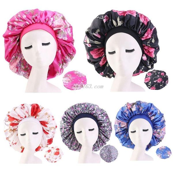 beanie/skull caps women extra large satin bonnet sleep night cap elastic wide band ethnic floral print jumbo salon chemo long braids head ha, Blue;gray
beanie/skull caps women extra large satin bonnet sleep night cap elastic wide band ethnic floral print jumbo salon chemo long braids head ha, Blue;gray