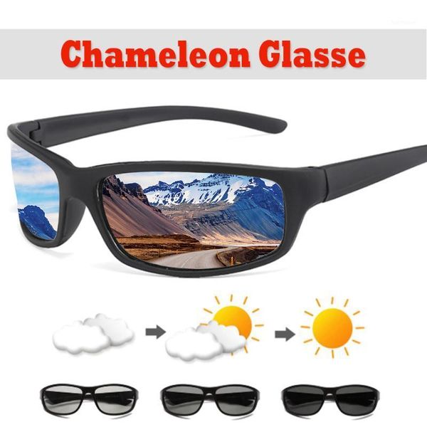 pchromic sunglasses men women polarized chameleon discoloration sun glasses eyeglasses sports square driving goggles d1921, White;black
pchromic sunglasses men women polarized chameleon discoloration sun glasses eyeglasses sports square driving goggles d1921, White;black