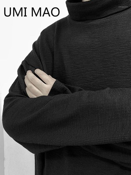 men's sweaters umi mao dark wind spring autumn long-sleeved, a textured half-high collar bottoming shirt versatile men homme mens1, White;black
men's sweaters umi mao dark wind spring autumn long-sleeved, a textured half-high collar bottoming shirt versatile men homme mens1, White;black