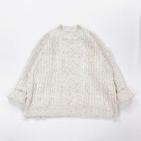 autumn new loose color first knitted warm sweater women's trendy fashion o-neck twist stripe pullover thick, White;black
autumn new loose color first knitted warm sweater women's trendy fashion o-neck twist stripe pullover thick, White;black