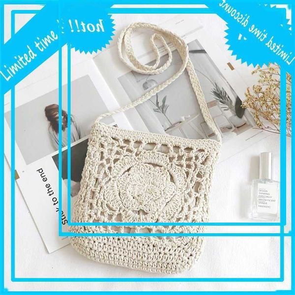 mori seaside holiday beach hand made cotton knitting simple messenger casual one shoulder women's bag
mori seaside holiday beach hand made cotton knitting simple messenger casual one shoulder women's bag