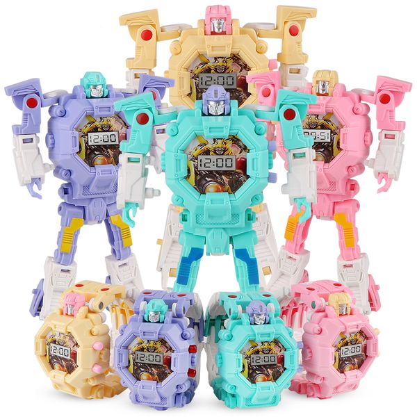4 colors transformation kids electronic robot can be deformed watch toy deformation cartoon sports watch toys for children boys
4 colors transformation kids electronic robot can be deformed watch toy deformation cartoon sports watch toys for children boys