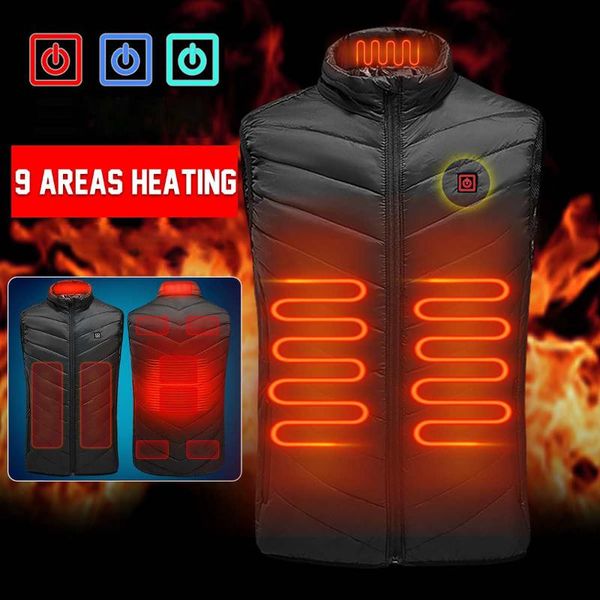 outdoor t-shirts electric vest heated jacket 9 heating area usb thermal warm winter body warmer, Gray;blue
outdoor t-shirts electric vest heated jacket 9 heating area usb thermal warm winter body warmer, Gray;blue